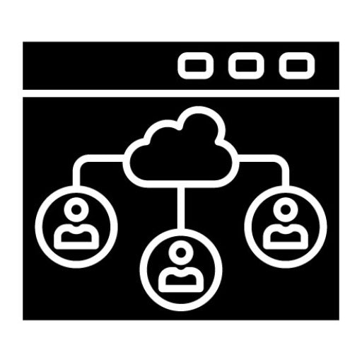 Team Glyph Icon | SEO and SEM