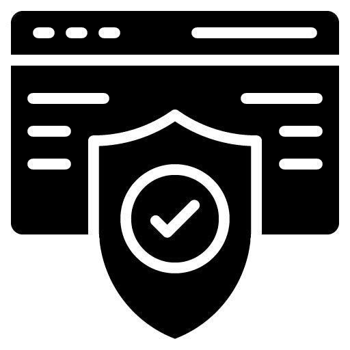 Web Security Glyph Icon