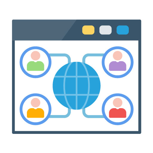 User Networking Flat Icon