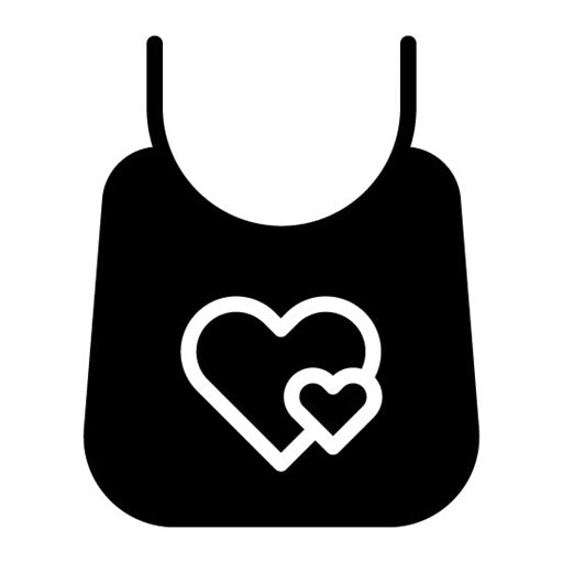 Baby Bib Glyph Icon