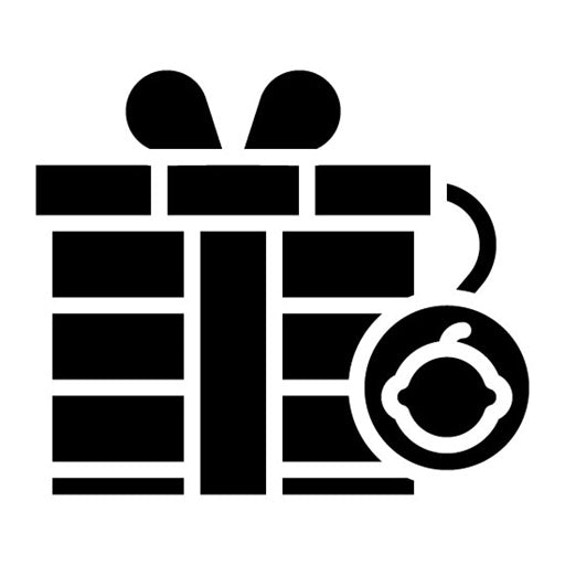 Baby Gift Glyph Icon
