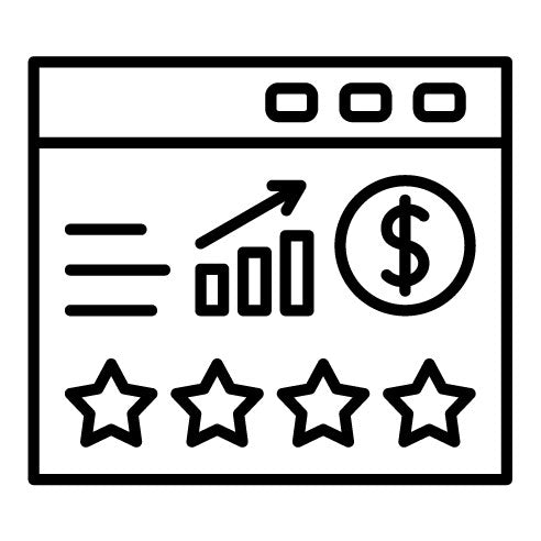 Website Rating Icon | SEO and SEM