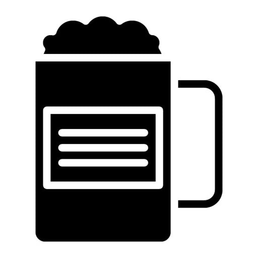 Craft Beer Glyph Icon | Bowling