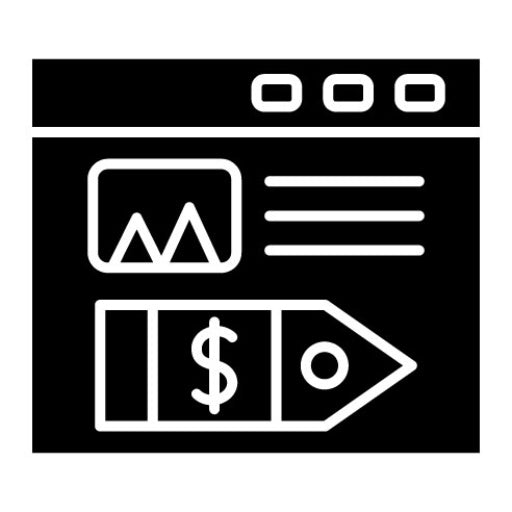 SEO Tag Glyph Icon