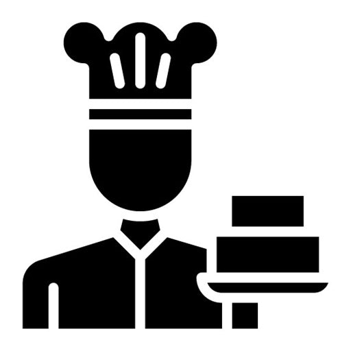 Baker Glyph Icon | Diversity