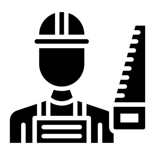 Carpenter Glyph Icon