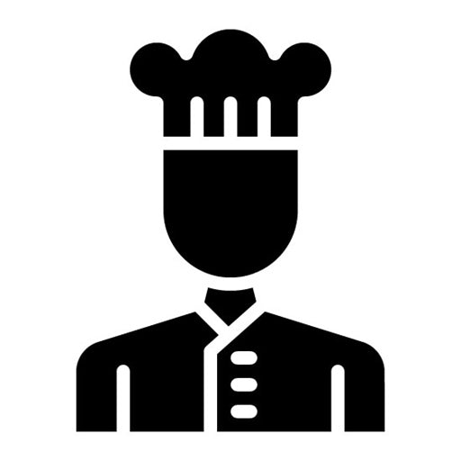 Chef Glyph Icon | Diversity