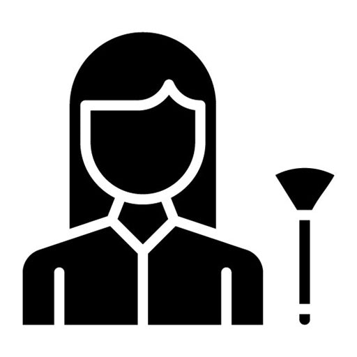 Cosmetologist Glyph Icon