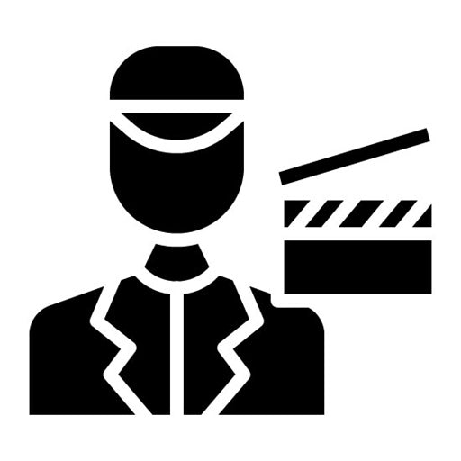 Film Director Glyph Icon | Diversity