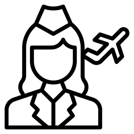 Flight Attendant Icon | Diversity