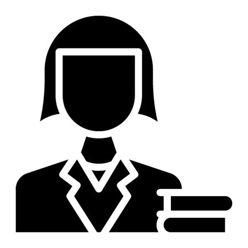 Librarian Glyph Icon