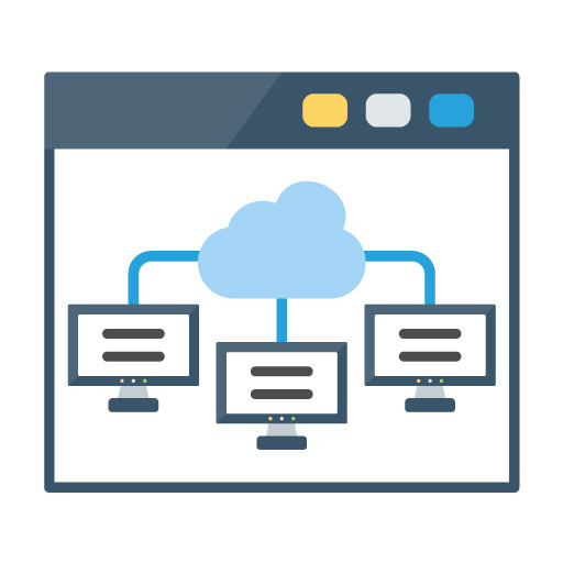 Cloud Computing Flat Icon