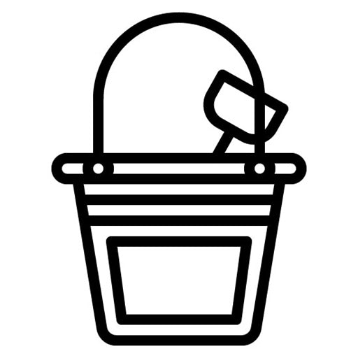 Beach Bucket Icon