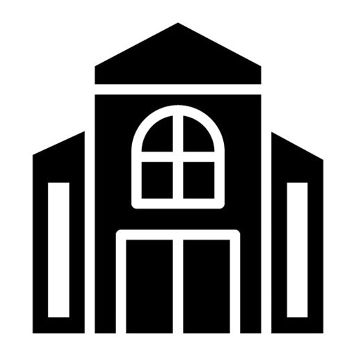 Bungalow Glyph Icon