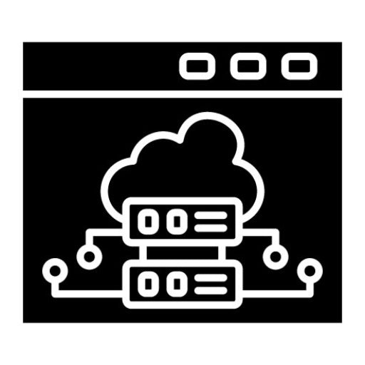 Server Glyph Icon | SEO and SEM