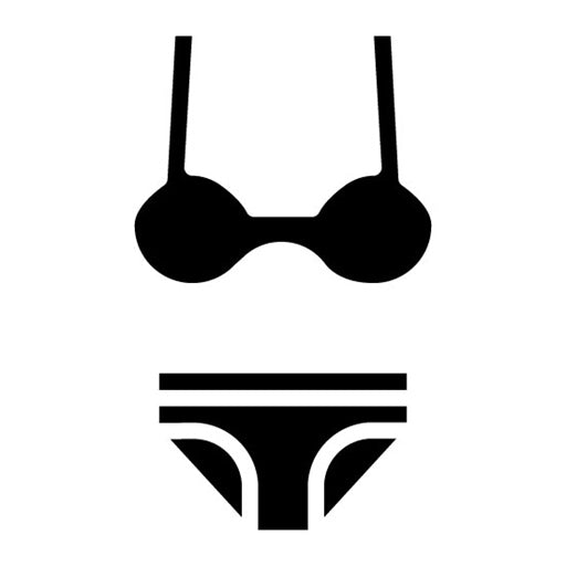 Bikini Glyph Icon
