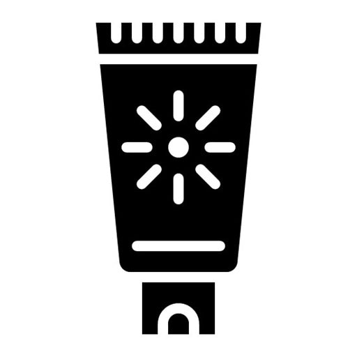Sun Screen Glyph Icon