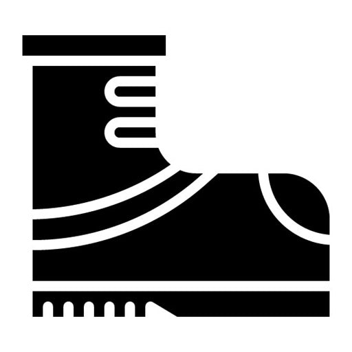 Boot Glyph Icon | Luxury