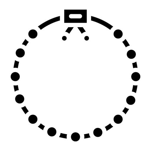 Bracelet Glyph Icon | Luxury