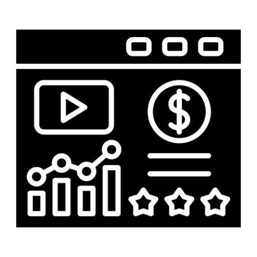 SEO Report Glyph Icon