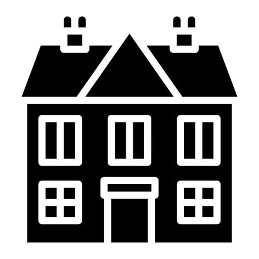 Mansion Glyph Icon