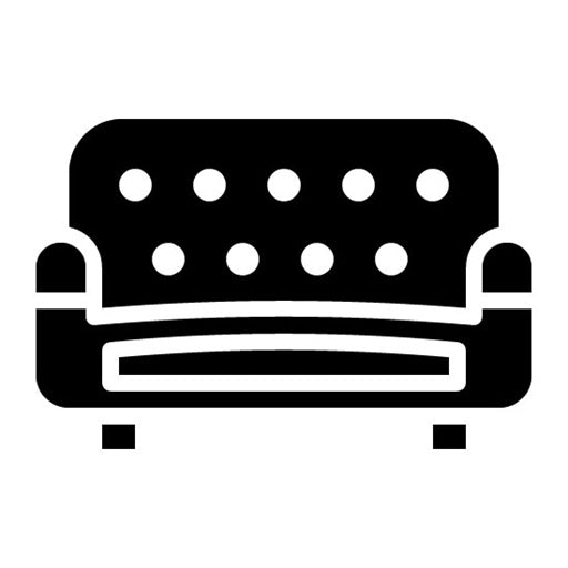 Sofa Glyph Icon | Luxury