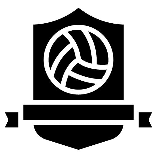 Badge Glyph Icon | Volleyball