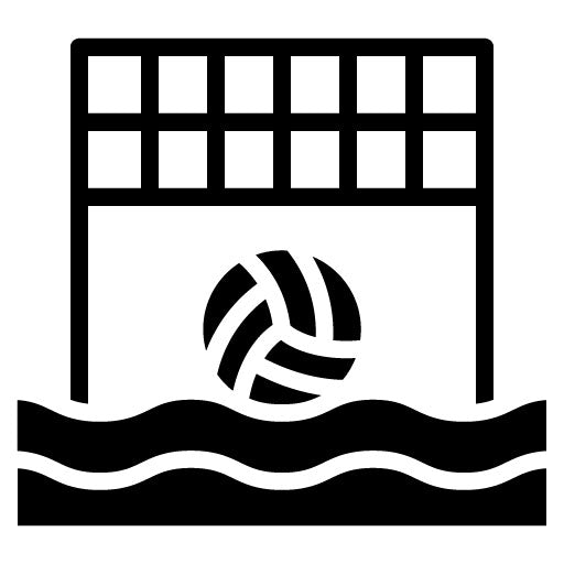 Beach Volleyball Glyph Icon | Volleyball