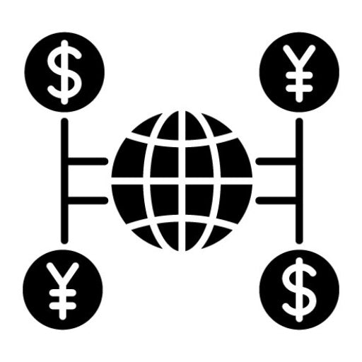 World Financial Glyph Icon