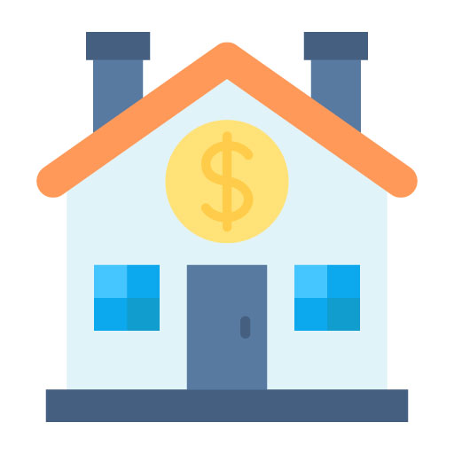 Home Price Flat Icon