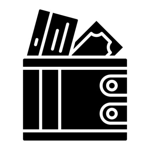 Wallet Glyph Icon | Banking and Finance