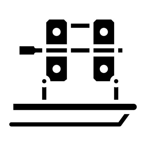 Cold Rolling Glyph Icon