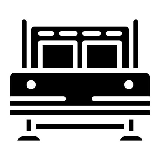 Cooling Bed Glyph Icon