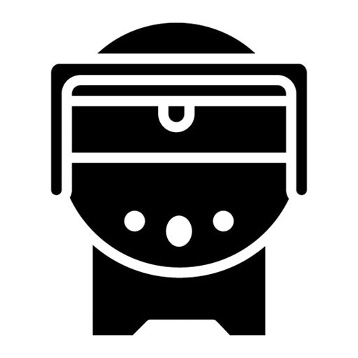 Disc Pelletizer Glyph Icon