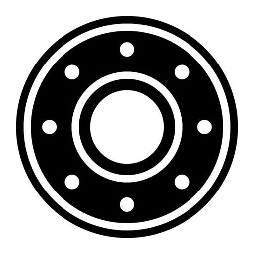 Flange Glyph Icon