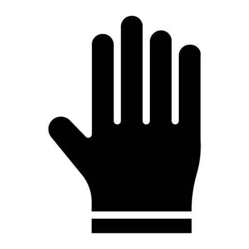 Gloves Glyph Icon | Mettalurgy
