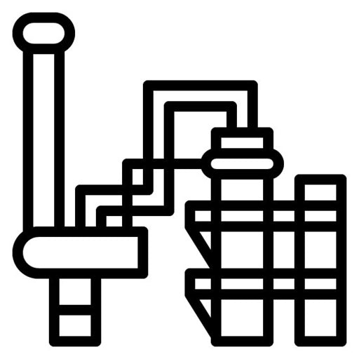 Metallurgical Plant Icon