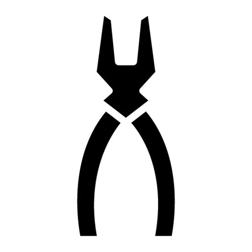 Plier Glyph Icon