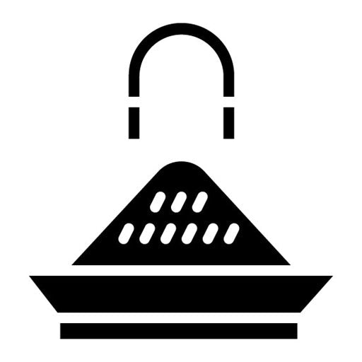 Powder Metall Glyph Icon