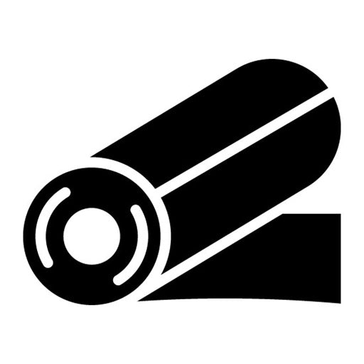 Rolled Steel Glyph Icon