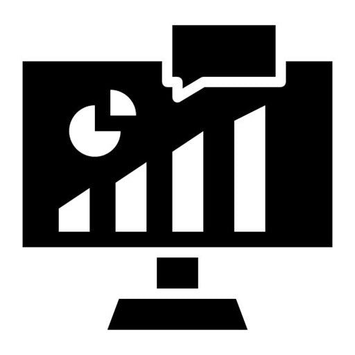 Stats Notification Glyph Icon
