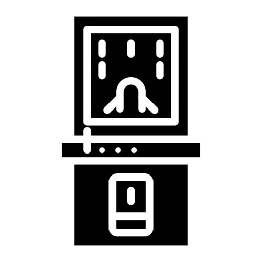 Arcade Glyph Icon | Retro