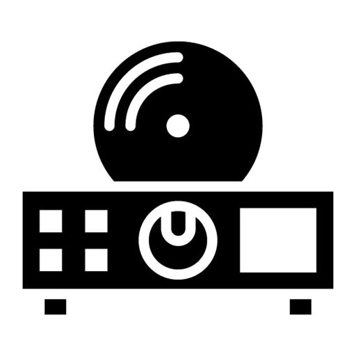 CD Player Glyph Icon