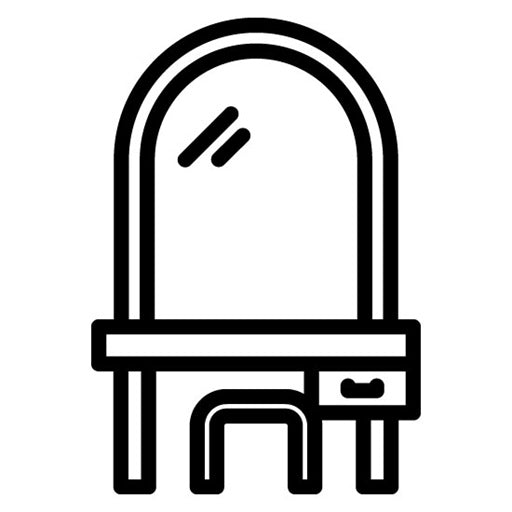 Dressing Table Icon | Retro