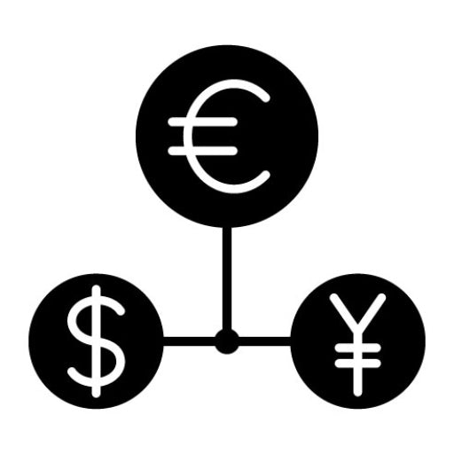 Currencies Glyph Icon