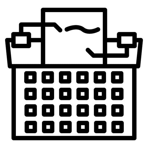 Typewriter Icon | Retro