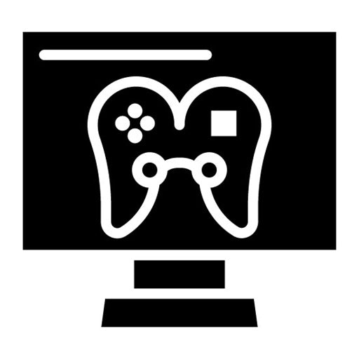 Video Game Glyph Icon