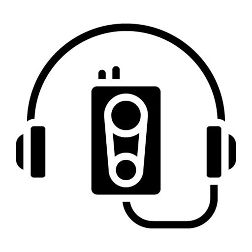 Walkman Glyph Icon | Retro