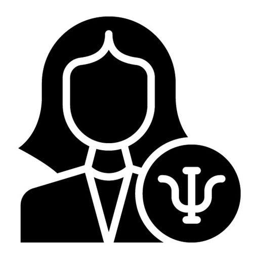 Psychologist Female Glyph Icon