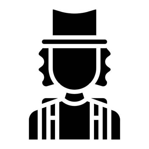 Adventurer Female Glyph Icon